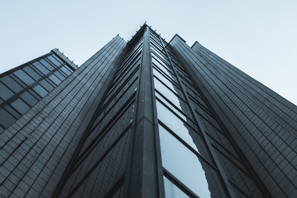 low-angle photo of high-rise building