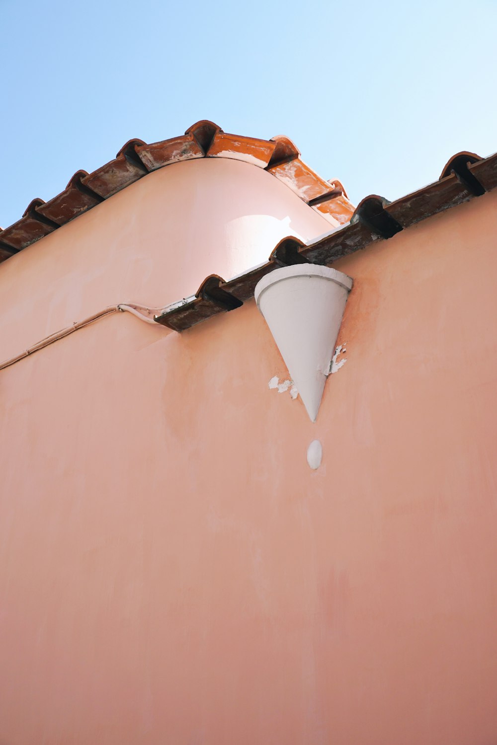 pink concrete building