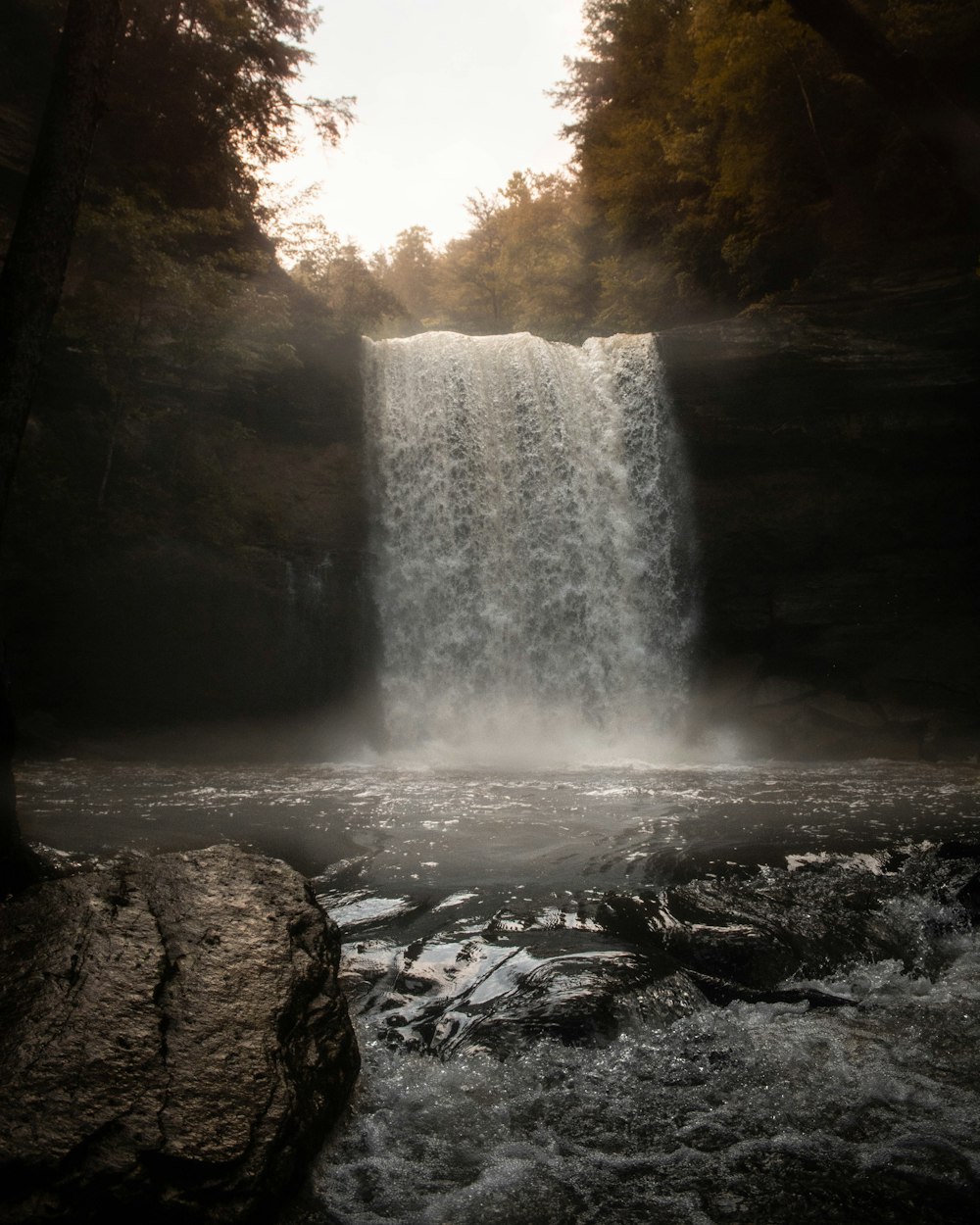 waterfalls during daytime