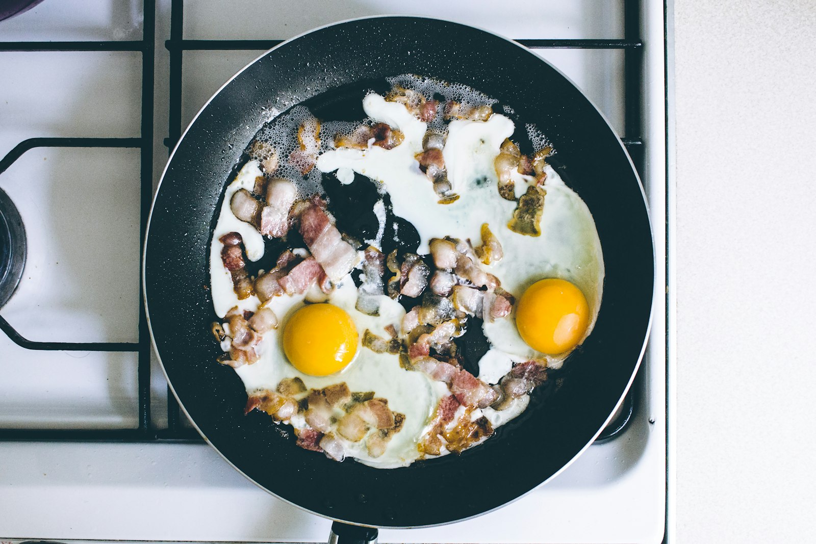 Canon EOS 60D + Canon EF-S 24mm F2.8 STM sample photo. Two fried eggs with photography