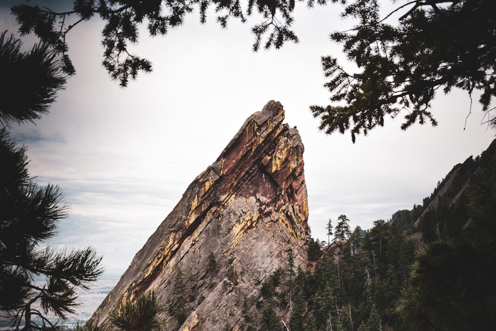 rock formation close-up photo