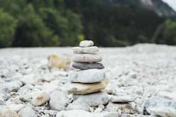 gray and brown rocks
