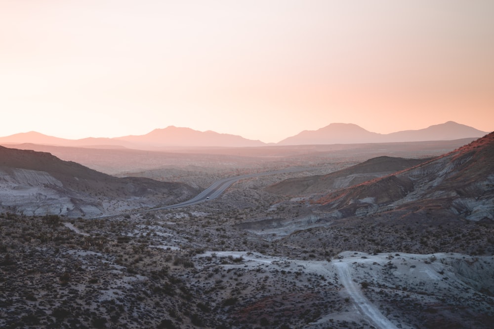 bird's eye view of mountain