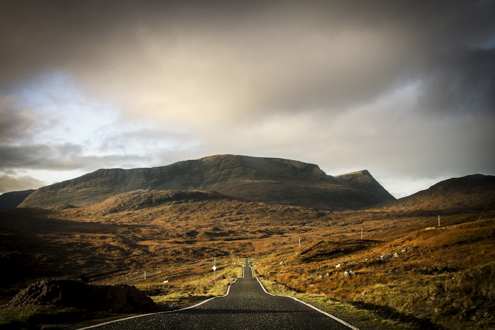 road near mountain