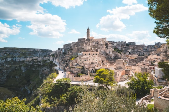 aerial photo of a city in Convent of Saint Agostino Italy