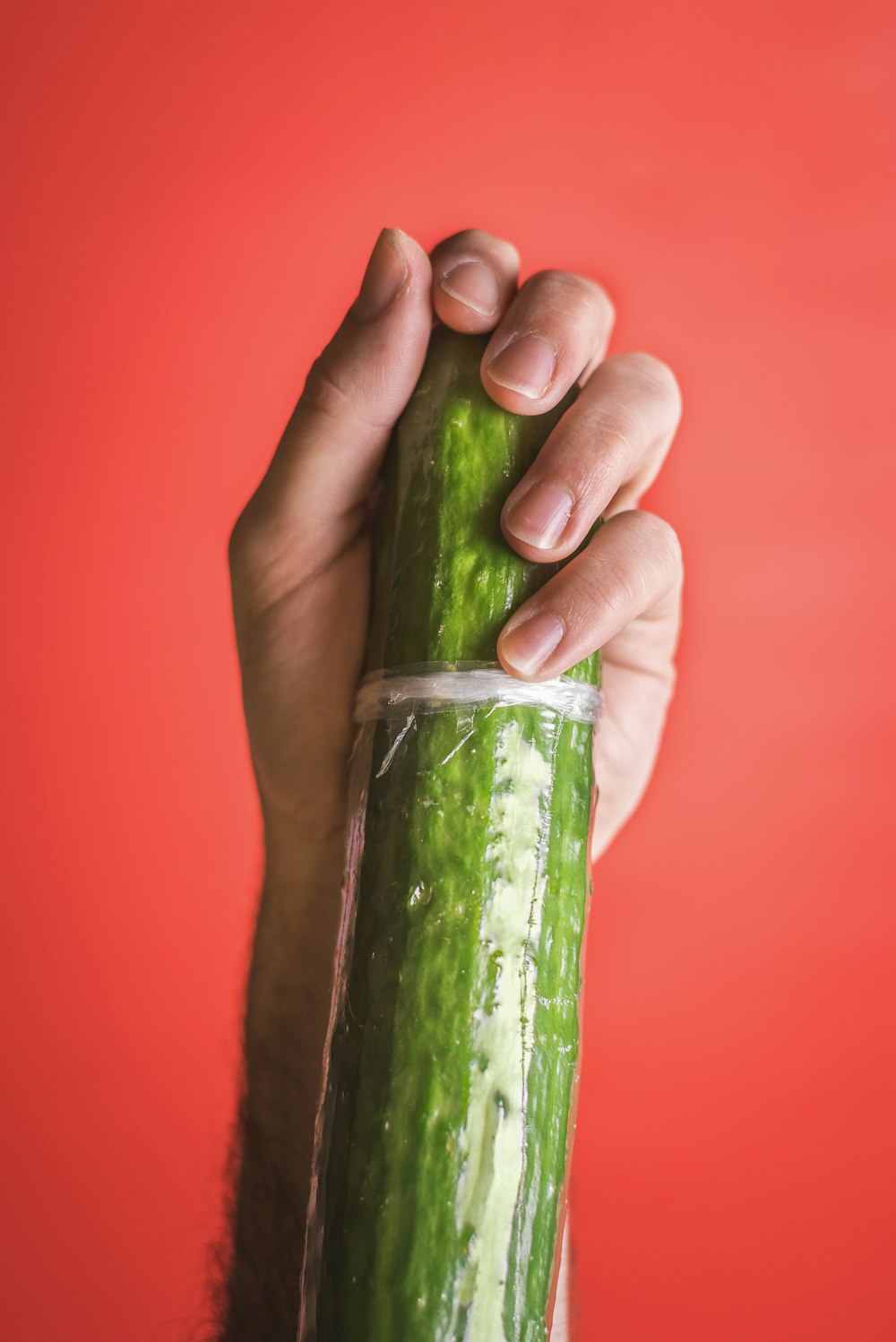 green vegetable on hand