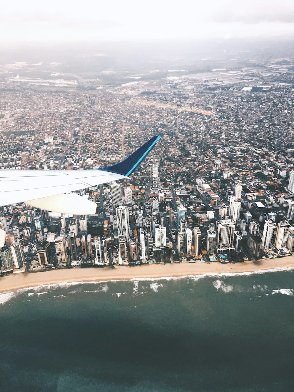 Vue de dessus des bâtiments de la ville