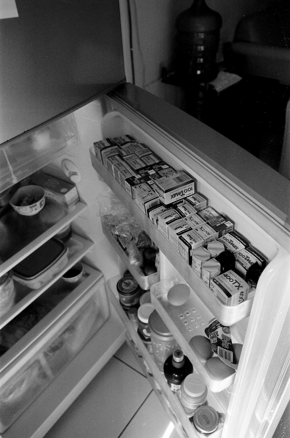 open top-mount refrigerator