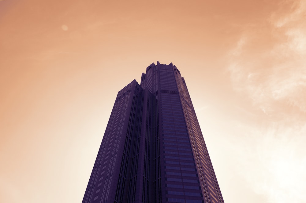 low-angle photography of high-rise building