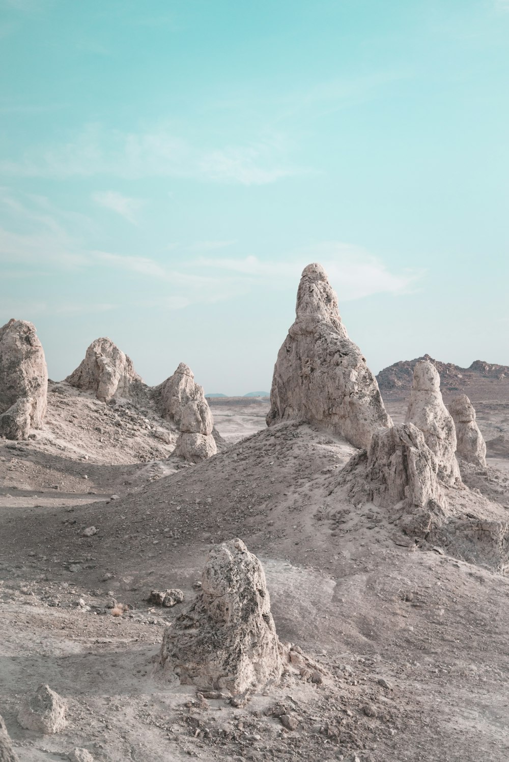 gray rock formation under blue sky