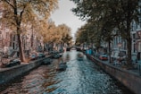 Amsterdam, Netherlands canal during daytime