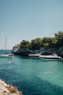 boat near island