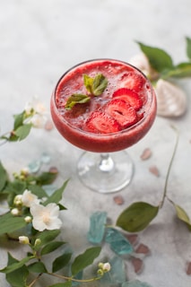 suco de morango