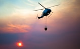 blue helicopter