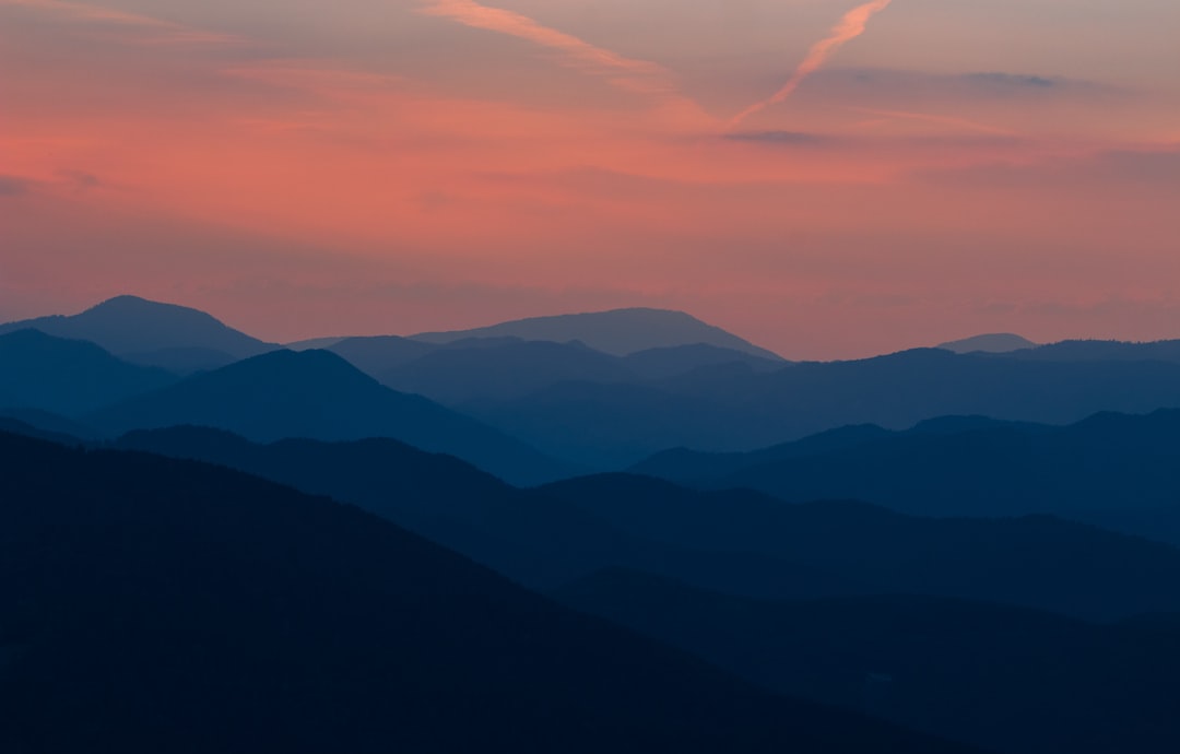 silhouette mountain wallpaper, The end of summer