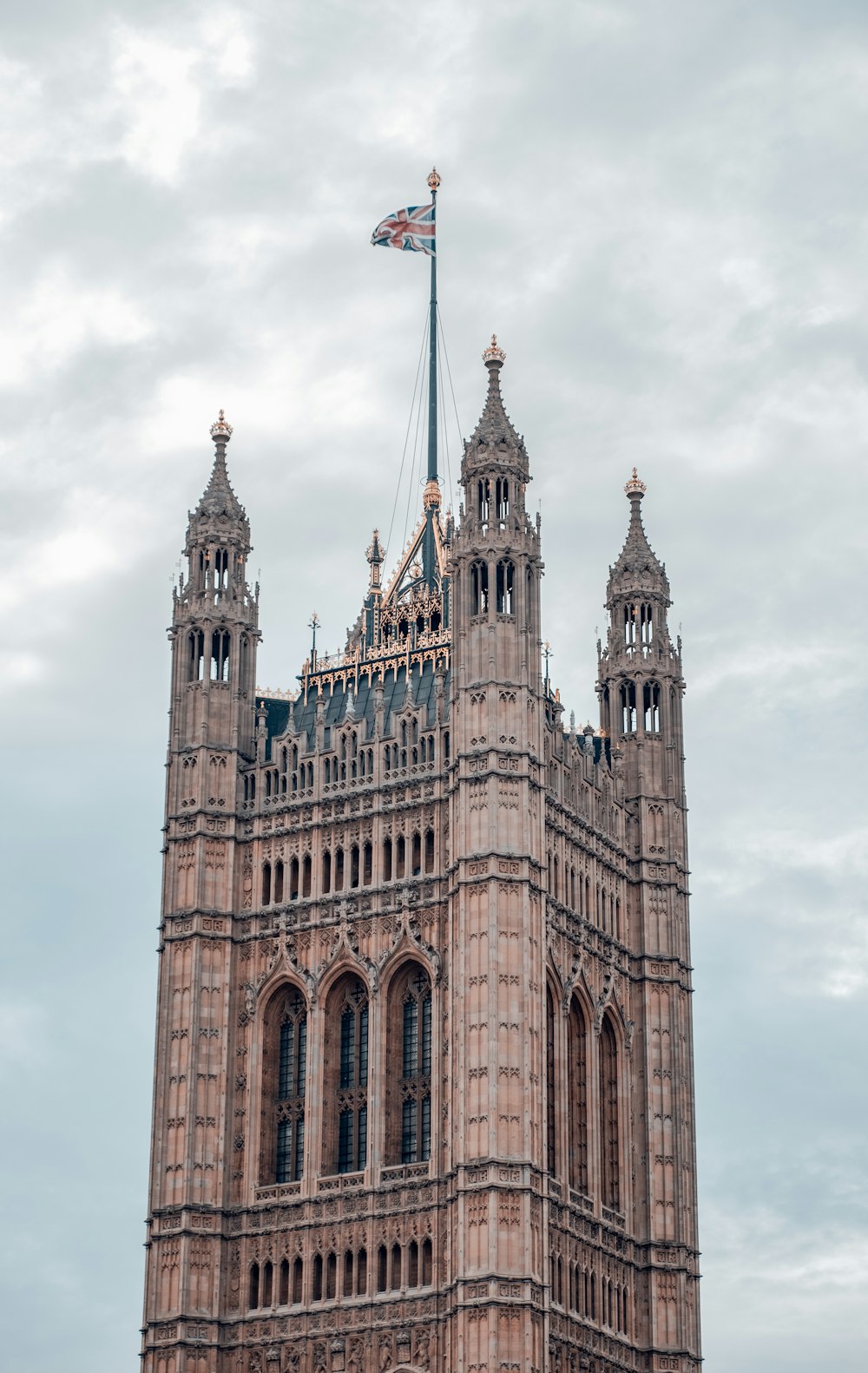 flag of Australia on top of building