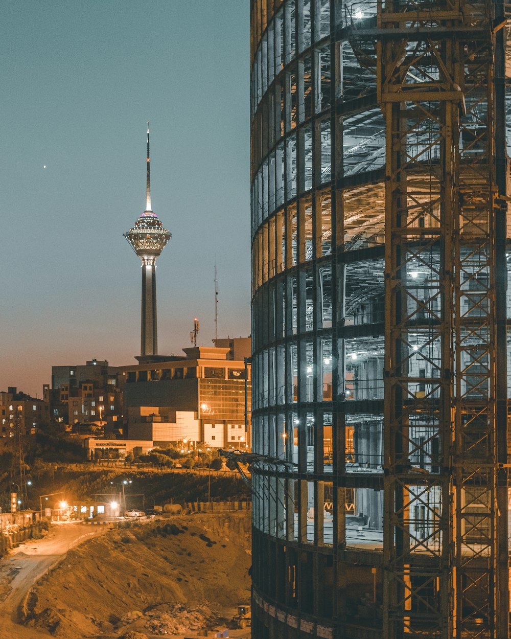 landscape photo of brown tower