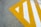 A concrete surface features a large, angular yellow and white painted pattern forming a triangular design with stripes.