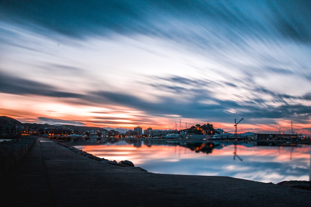 time lapse photography of clouds