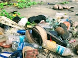 clear plastic water bottles