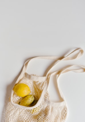 lemon fruit on basket