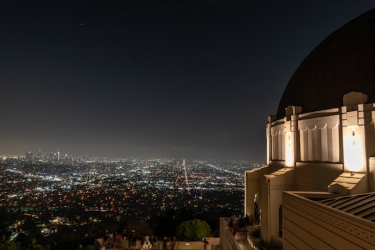 close-up photography of gray dome building in Griffith Park United States