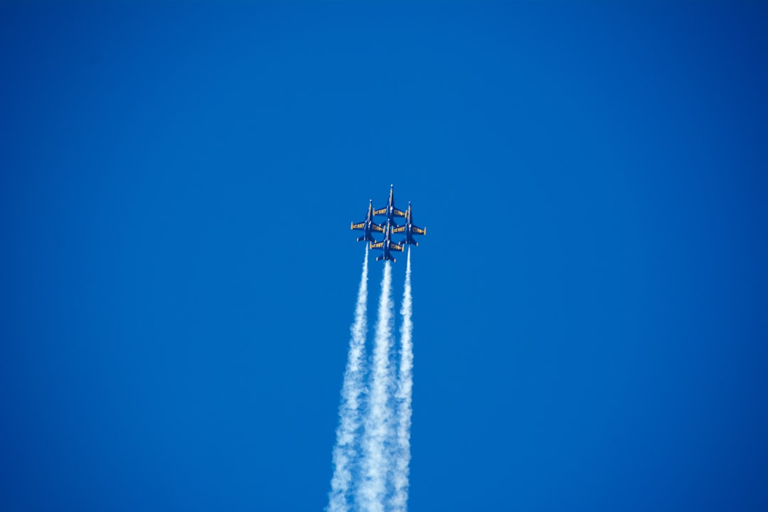 jet on sky, Blue fleet