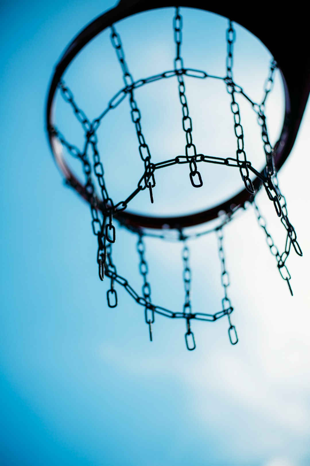 brown basketball hoop