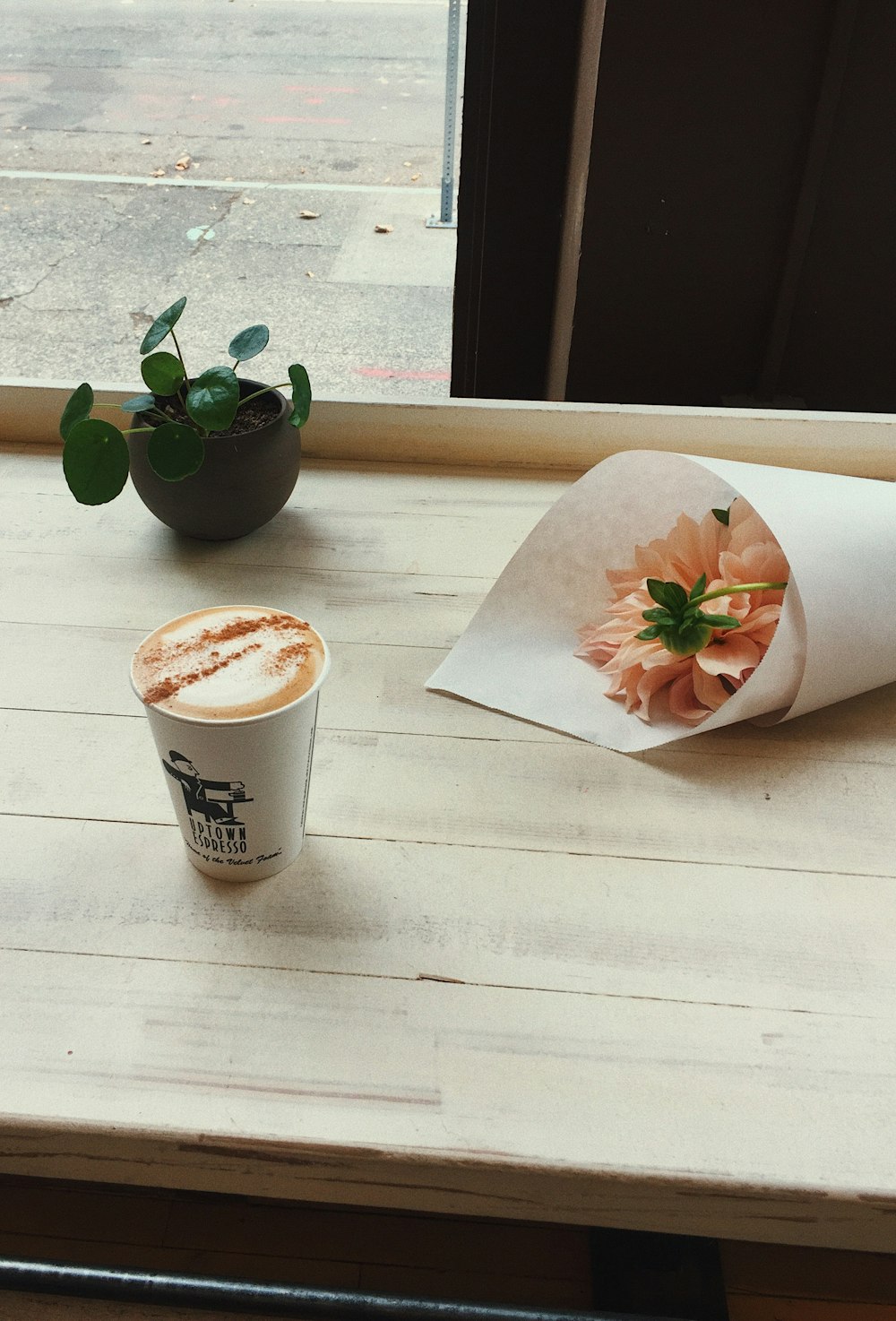 cup on table