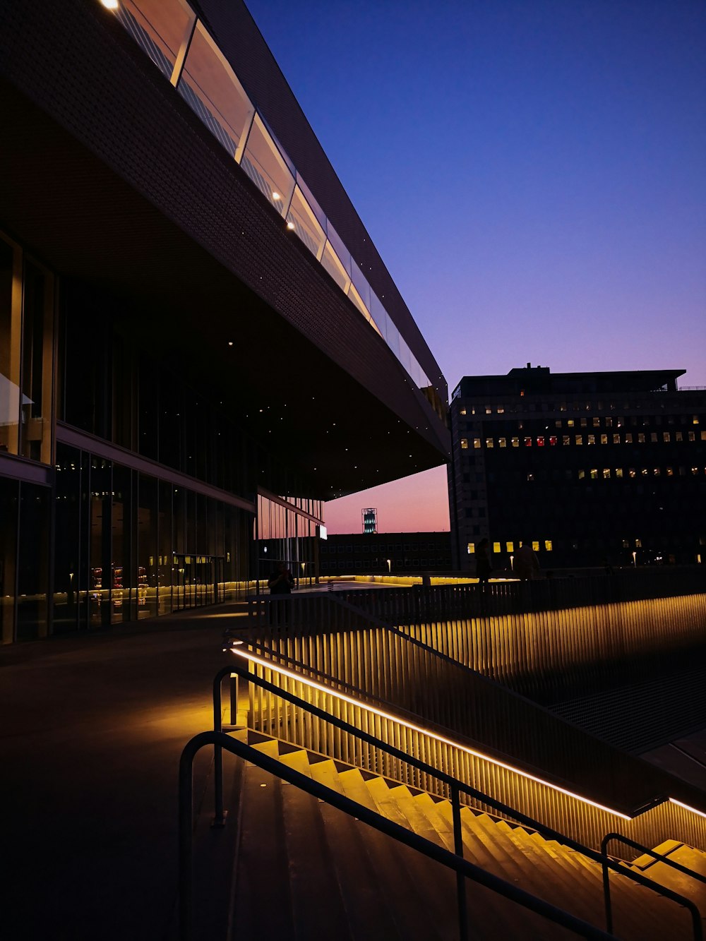 concrete building during golden hours