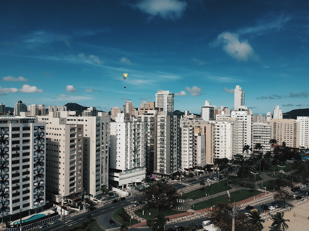 white high-rise buildings at daytime