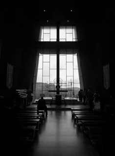 photo of window panel with chairs