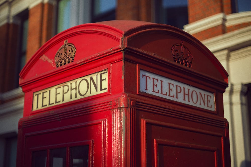 red Telephone booth