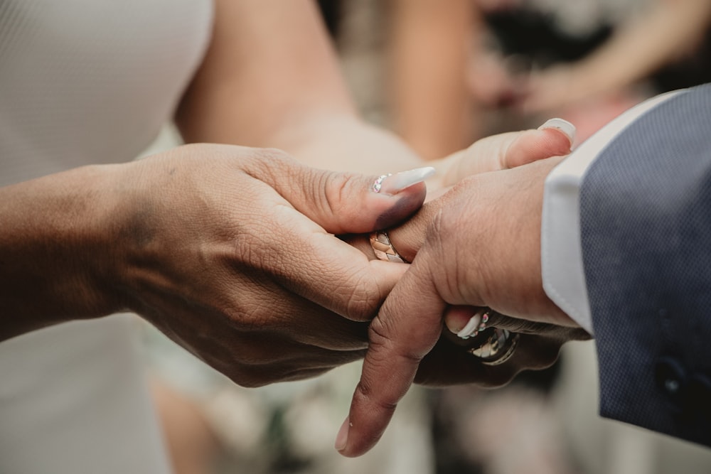 person holding hands