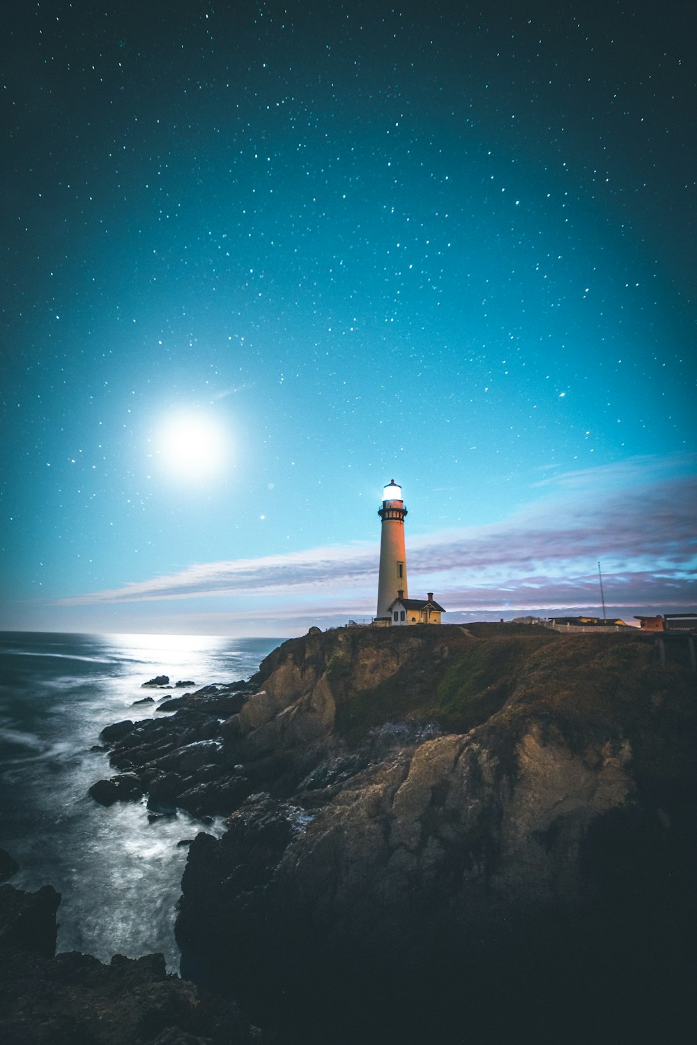 brown lighthouse