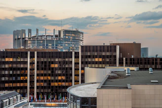 Cityscape of Rio de Janeiro highlighting a modern office building
