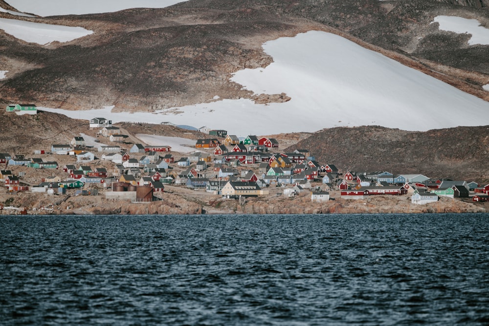 Vista aérea de las casas