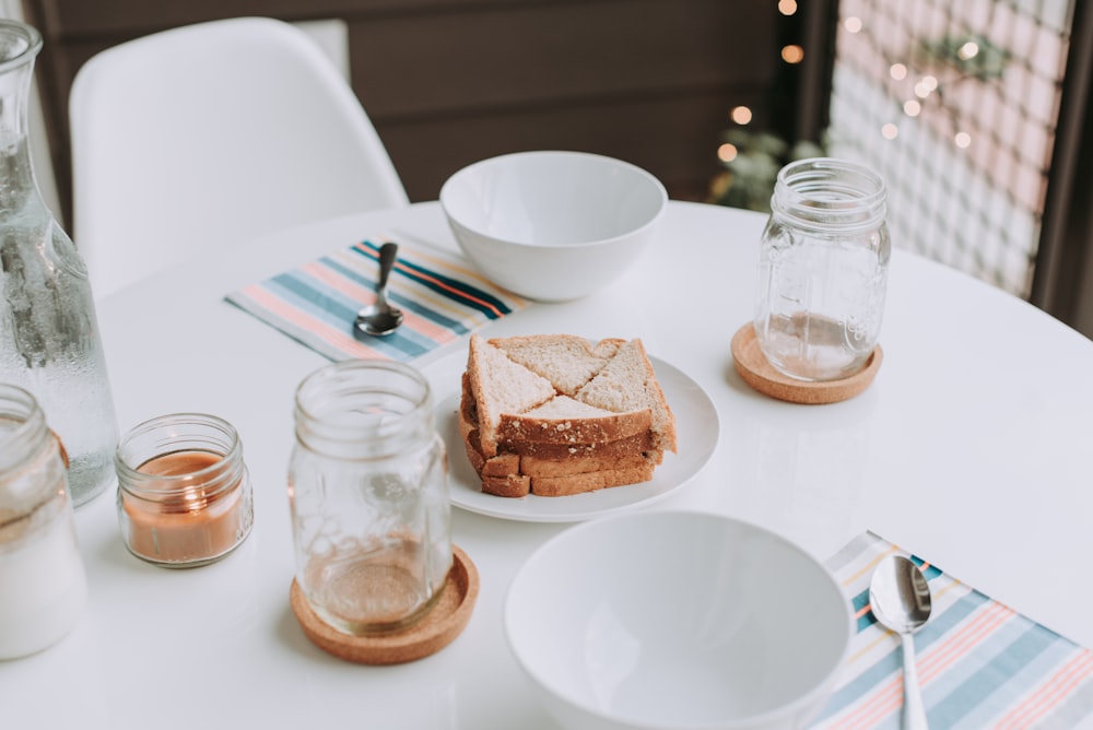 sandwiches served on white plate