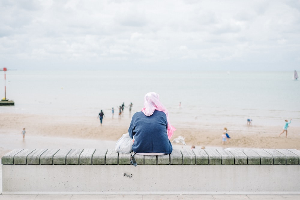 Rosafarbener Hijab für Damen