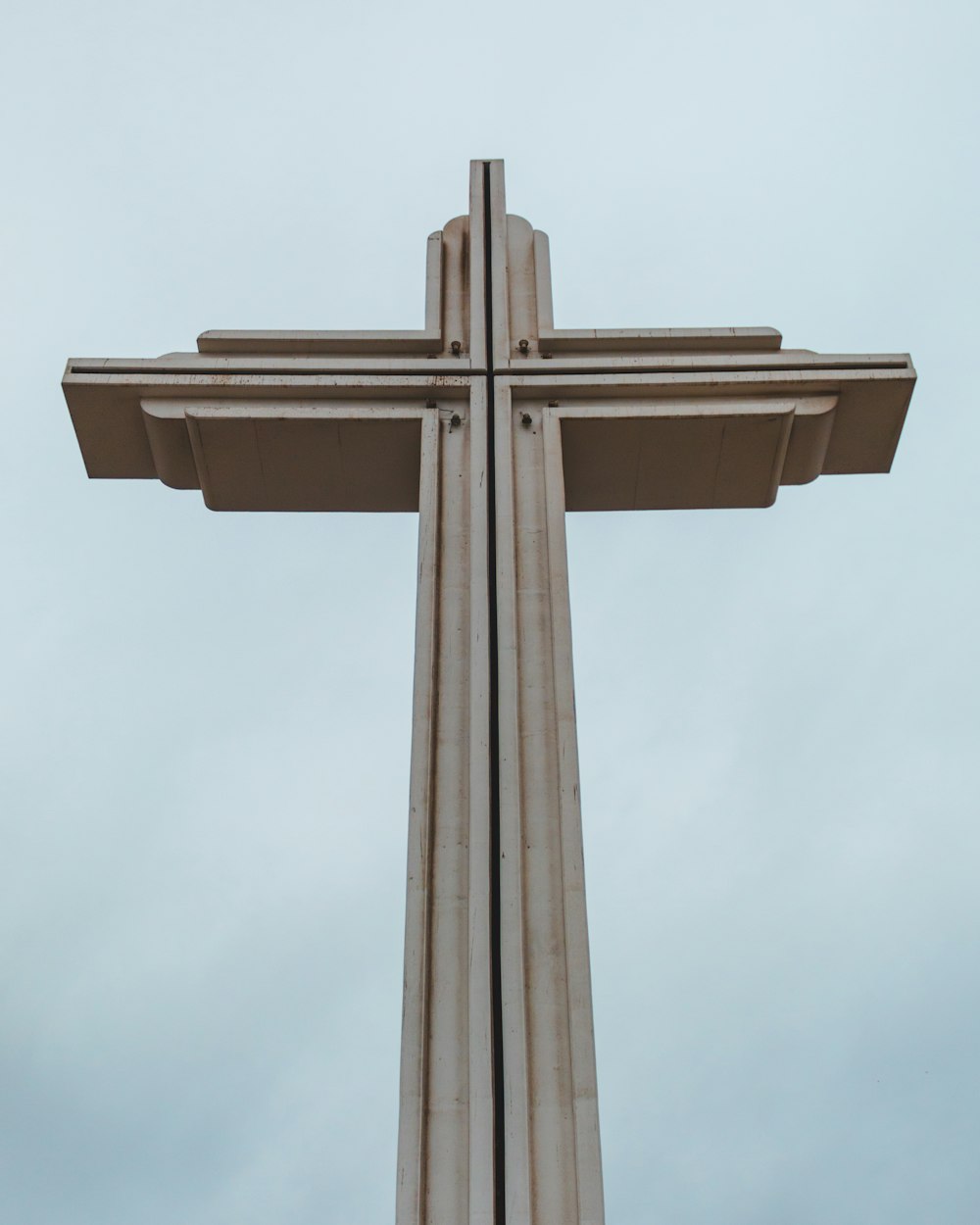 brown wooden cross decor