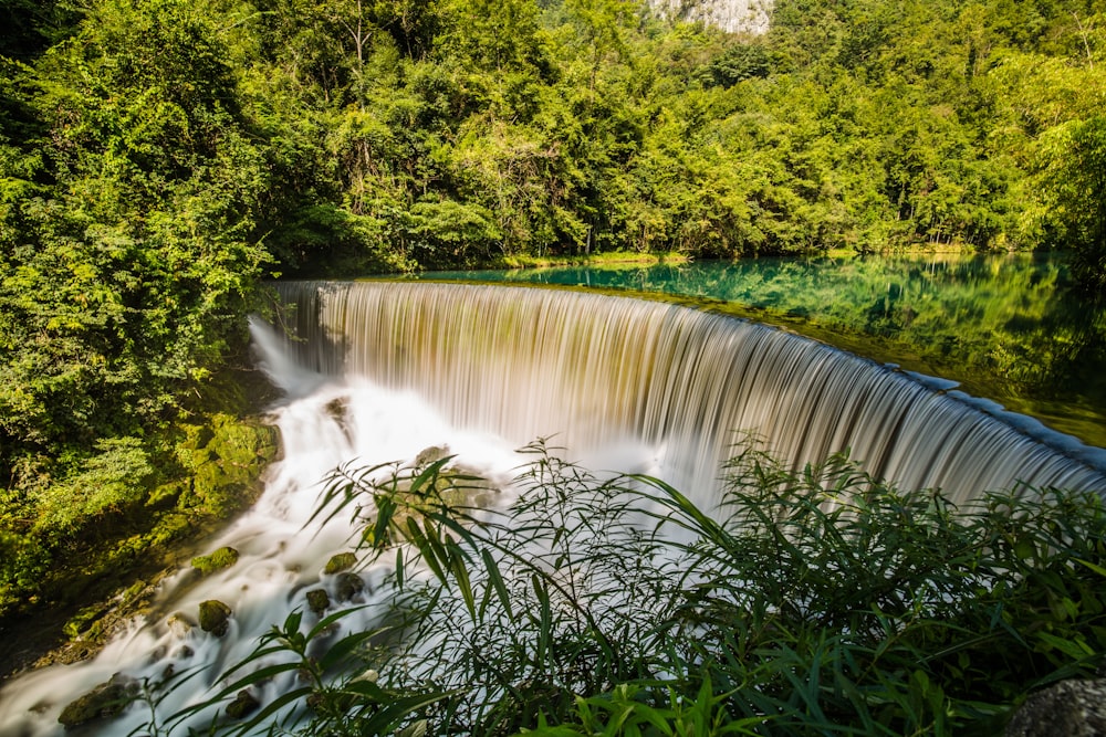 cascading waterfalls