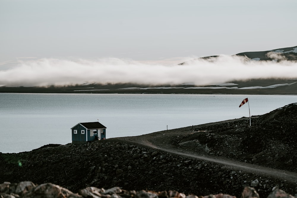 house on cliff