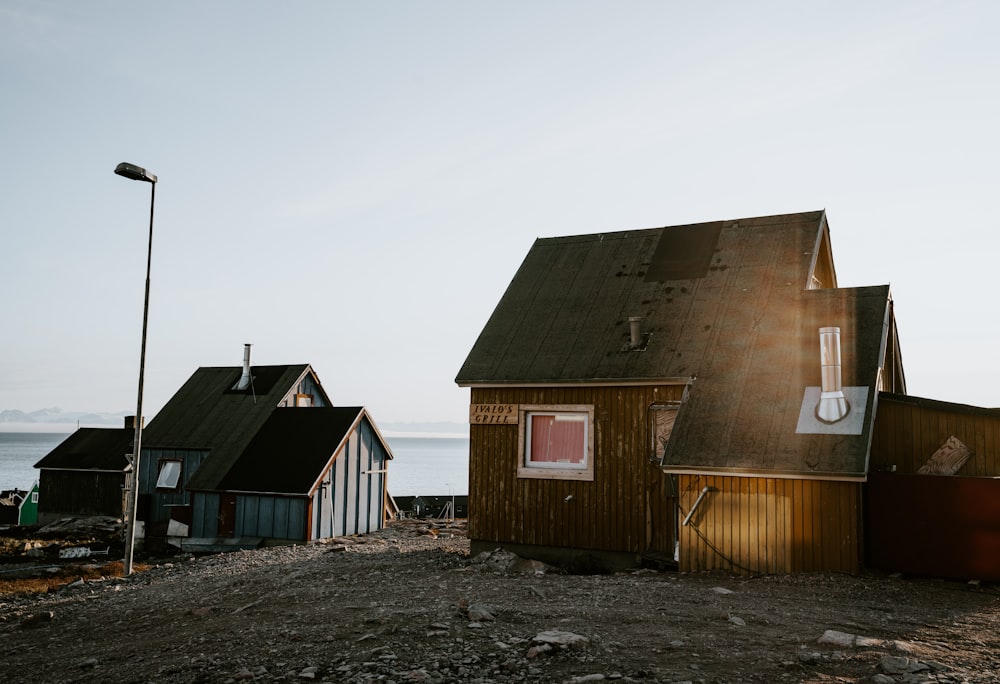 brown wooden house