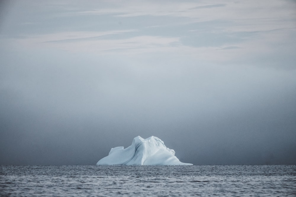 iceberg on body of water