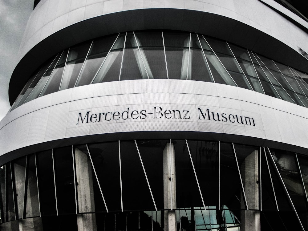 Architekturfotografie des Mercedes-Benz Museums