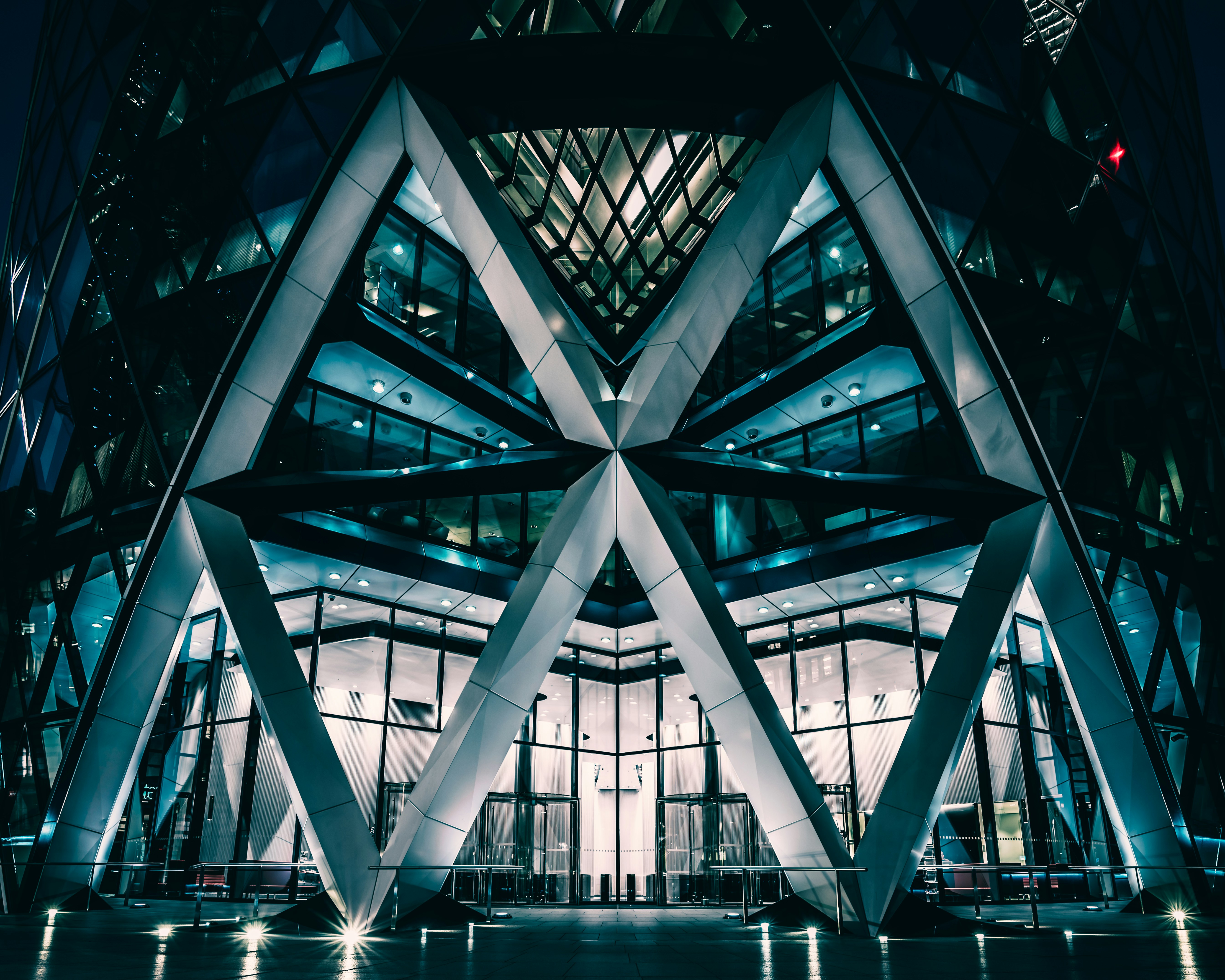 grayscale photo of architectural building