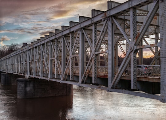 gray steel bridge in Falls Bridge United States