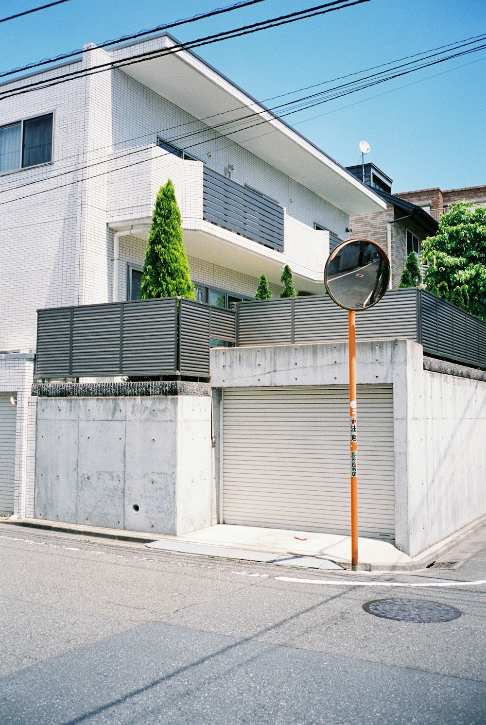 black steel railing