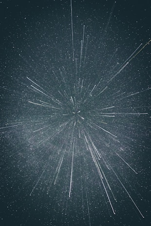 timelapse photography of warped lines