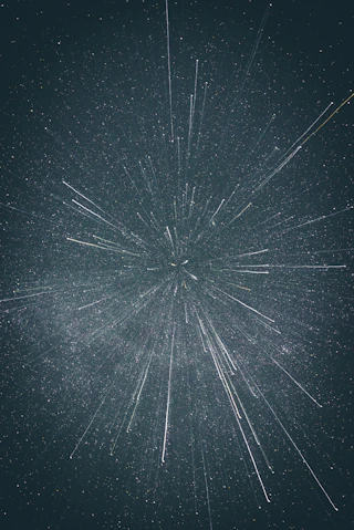 timelapse photography of warped lines